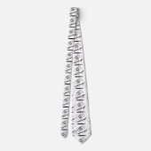 Capybara Skateboard Ollie ネクタイ (裏面)