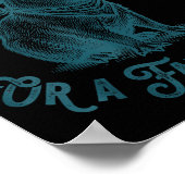 Capybara Smart Fella Fart Smella Funny Cowboy Humo ポスター (角)