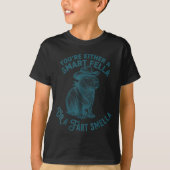 Capybara Smart Fella Fart Smella Funny Cowboy Humo Tシャツ (正面)