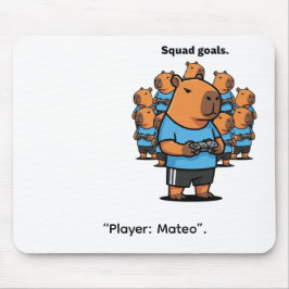 "Capybara Squad Goals – Multiplayer Fun" マウスパッド
