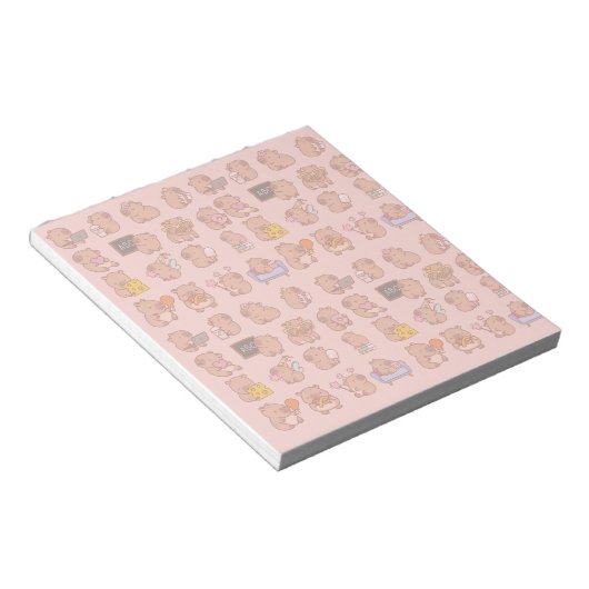 capybara stationery ノートパッド (アングル)