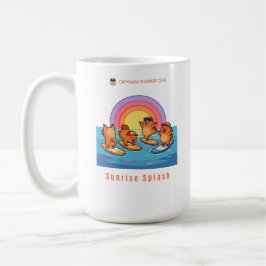 Capybara Summer Club Sunrise Splash – Cute Capybar コーヒーマグカップ
