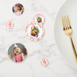 Capybara themed Girl's Birthday Party コンフェッティ