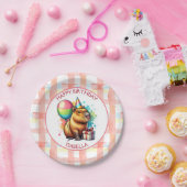 Capybara themed Girl's Birthday Party ペーパープレート (パーティー)