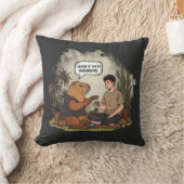 Capybara Therapy Time Squeak If You're Overwhelmed クッション (ブランケット)