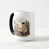 Capybara Therapy Time Squeak If You're Overwhelmed モーフィングマグカップ (正面左)