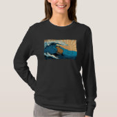 Capybara Wave  Surfing Surfer Capibara Graphic Tシャツ (正面)