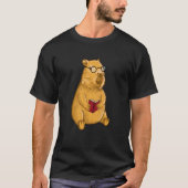 Capybara with Glasses Tシャツ (正面)