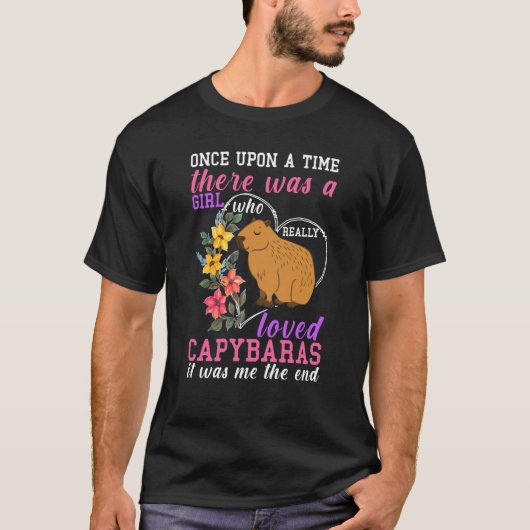 Capybara Women Love Capybara Tシャツ (正面)