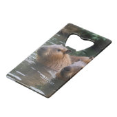 Capybaras' Swimming In The River,  クレジットカード栓抜き (正面アングル)