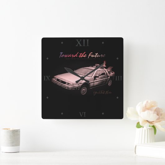 Car：Acrylic Wall Clock スクエア壁時計 (ホーム)