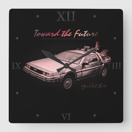 Car：Acrylic Wall Clock スクエア壁時計 (正面)