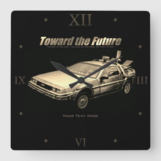 Car：Acrylic Wall Clock スクエア壁時計 (正面)