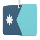 Car Air Fresheners with Flag of Minnesota, USA カーエアーフレッシュナー (左)