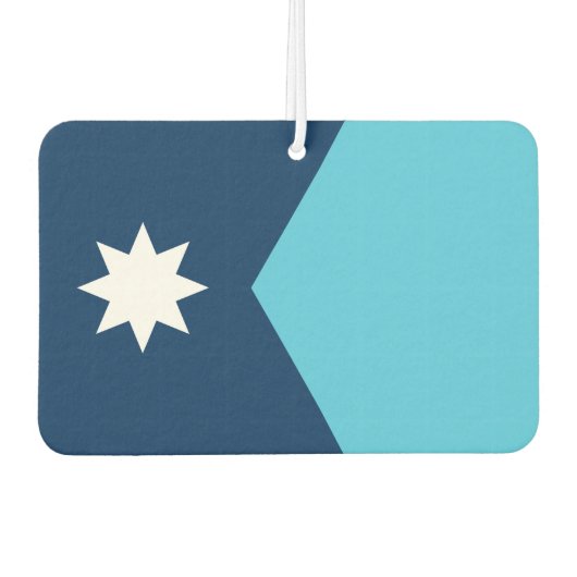 Car Air Fresheners with Flag of Minnesota, USA カーエアーフレッシュナー (正面)
