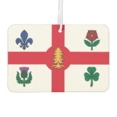 Car Air Fresheners with Flag of Montreal, Canada カーエアーフレッシュナー (裏面)