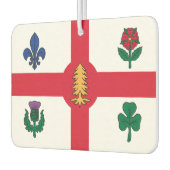 Car Air Fresheners with Flag of Montreal, Canada カーエアーフレッシュナー (左)