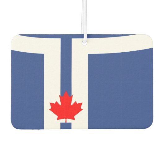 Car Air Fresheners with Flag of Toronto, Ontario カーエアーフレッシュナー (正面)