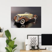 Car Auburn851ポスター ポスター (ホームオフィス)