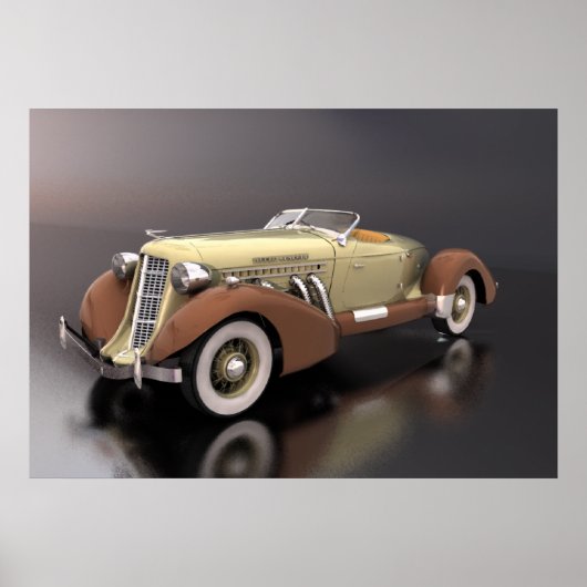 Car Auburn851ポスター ポスター (正面)