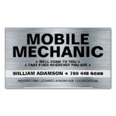 CAR / AUTO MECHANIC AUTOMOTIVE REPAIR SERVICE マグネット名刺 (正面)