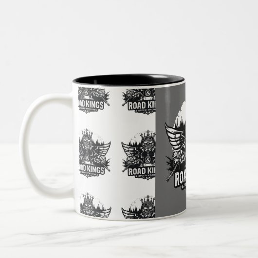 Car & Bike Adventure Mug  ツートーンマグカップ (左)