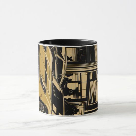 car coffee mug マグカップ (中央)