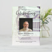 Car Collector Celebration of Life Photo, Funeral 招待状 (スタンド正面)