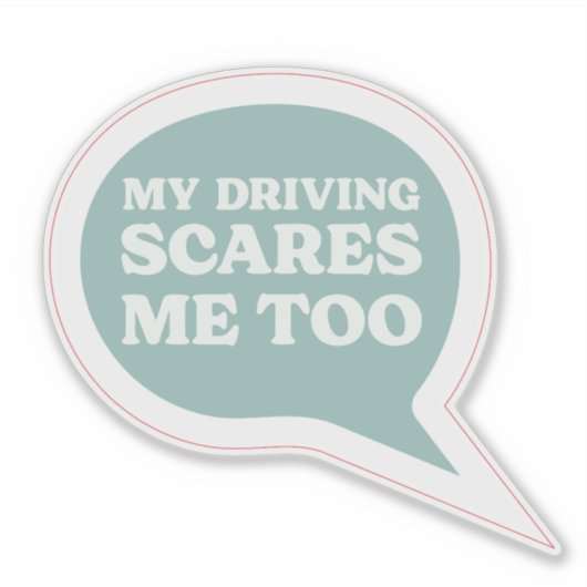 Car Decal Bumper Sticker シール (正面)