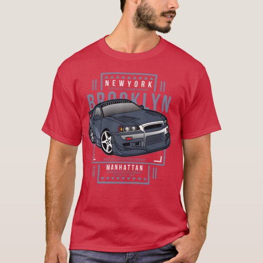 CAR DESIGN フレンズ ギフト Tシャツ (正面)