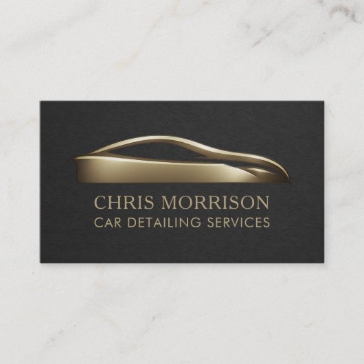 Car Detailing Services 名刺 (正面)