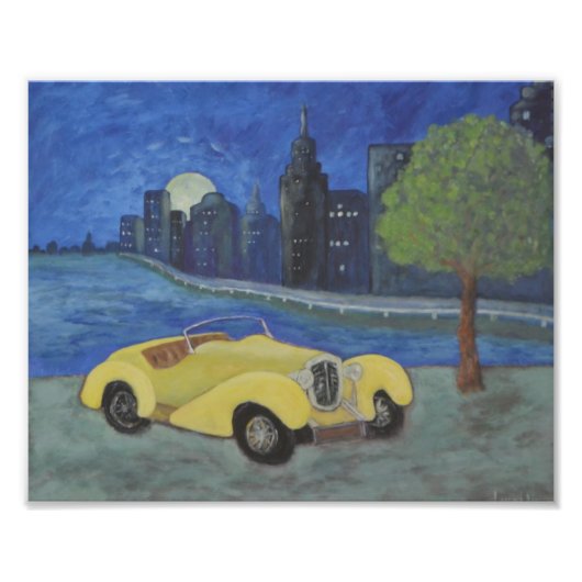 Car In City 絵画's Photoプリント フォトプリント (正面)