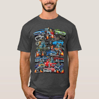 Car Madness Muscle Cars Classic Cars and Hotrods C Tシャツ