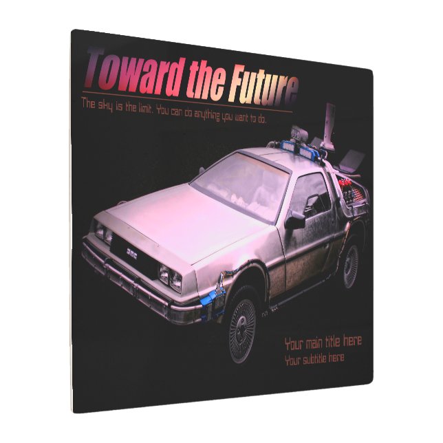 Car：Metal Wall Art メタルプリント (アングル)