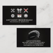 Car Parts and Mechanic Tools 名刺 (正面/裏面)