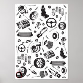 Car Parts Poster ポスター (正面)