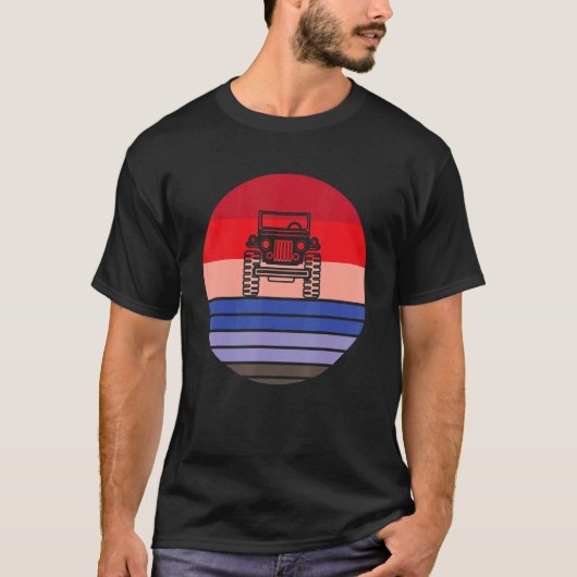 CAR Quad Bike Off Roading 5X5 Mudding Enthusiast Tシャツ (正面)