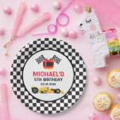 Car Racing Birthday ペーパープレート (パーティー)
