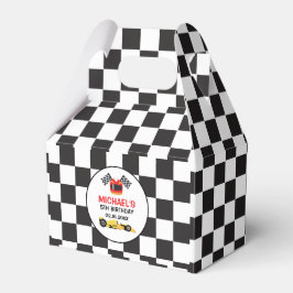  Car Racing Birthday  Caja de regalo フェイバーボックス