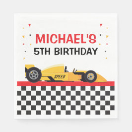 Car Racing Party スタンダードランチョンナプキン