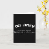 Car Ramrod Don't Call Me Radio Super Troopers Quot カード (黄色い花)