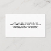 Car Repair Logo | Mechanic Shop 名刺 (裏面)