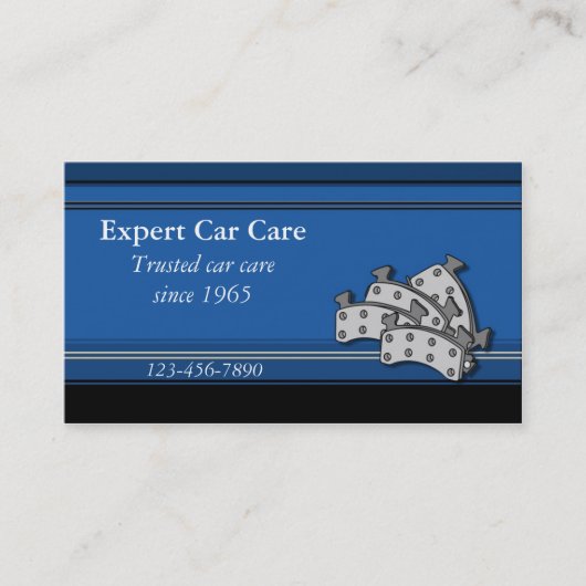 Car Repair Shop名刺 名刺 (正面)