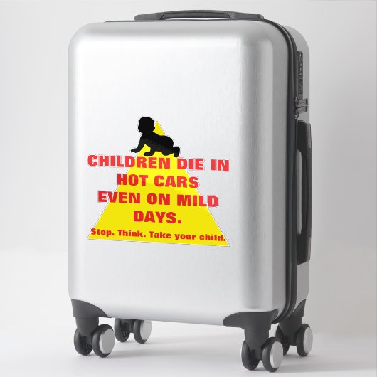 Car Safety Window Sticker Children Safety シール (スーツケース)