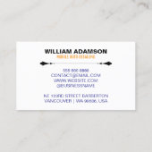 Car Sales, Auto Repair, Mobile Auto Detailing 名刺 (裏面)