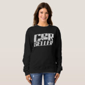 Car Seller Used Cars Automobile Selling Salesman スウェットシャツ (正面フル)