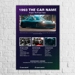 Car Show Spec Board Chameleon carbon foamcore