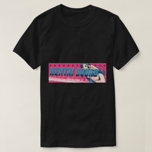 Car Slap - Anime Girl - Hentai Squadステッカー Tシャツ (デザイン正面)