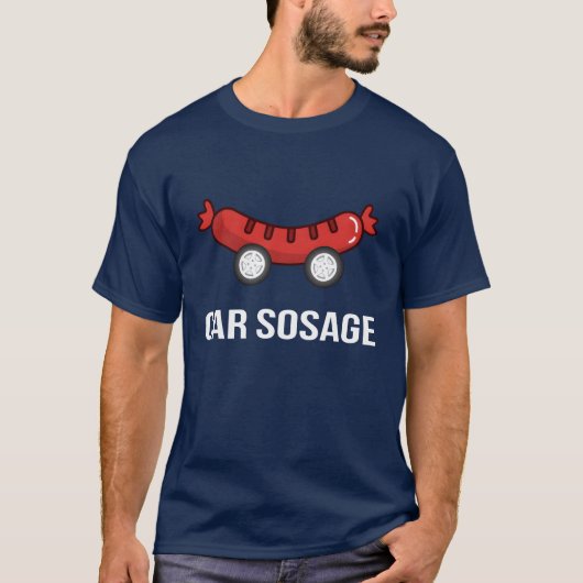 car sosage 2021 e funny tシャツ (正面)