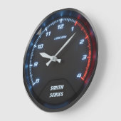 Car Tachometer Clock for Auto Mechanic Garage ラージ壁時計 (傾斜)